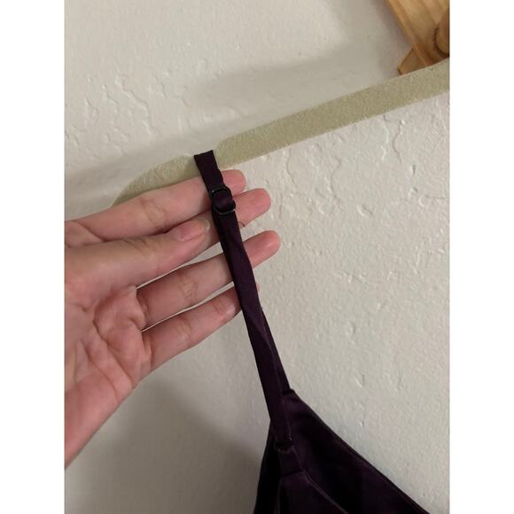 Reformation Dress Women's Small Slip Mini 100% Silk Dress Deep Purple - Picture 5 of 7